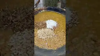 Winter Special Gond Ka Halwa Making From Scratch | Indian Street Food