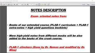 Crash course orientation & PLAB fighters study plan