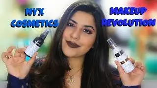 NYX Dewy Finish Setting Spray vs Makeup Revolution Pro Fixing Spray | Comparison and Review
