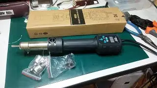 なかなか使い勝手の良い中華製ヒートガン　8858-IV SET1
