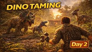 ARK Survival Ascended | Day 2 &ndash; Dino Taming Begins (Solo PvE) | Game ON
