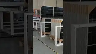 Auto Sorting Machine #SolarModuleManufacturing #BinningStation #SolarPanel #solar