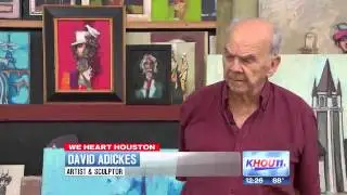 David Adickes | Sculptor Shows Some Colorful Love For Houston (2013)