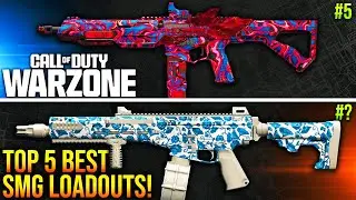 WARZONE: New TOP 5 BEST SMG META LOADOUTS After Update! (WARZONE META WEAPONS)