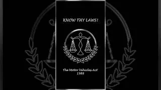 The Motor Vehicles Act, 1988 - 43 #aibe #bci #bareact