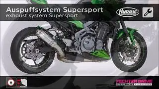 Montage / fitting HURRIC Exhaust Supersport (mit Schelle/with clamp)