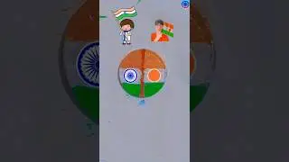 Painting 🎨 of indian 🇮🇳 vs Niger flag on a coin 🪙.#art #shortsfeed #shorts #trending #youtubeshorts