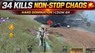 34 KILLS NON-STOP CHAOS 💥🔥 | HARD DOMINATION | CODM BR