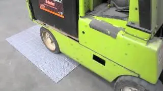 Patio Outdoor Perforated Tile Forklift Weight Test - Outdoor Floors