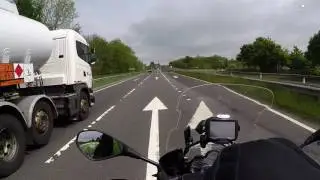 A motorcycle tour of Scotland 2016, Part 1 The journey to Edinburgh