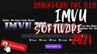 DOWNLOAD THE OLD IMVU SOFTWARE | 2021