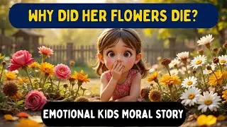 Sad Little Girl&rsquo;s Dying Flowers 🌸 | Emotional Kids Moral Story | Best English Story for Children
