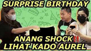PERTAMA KALI, AUREL BERI KADO 