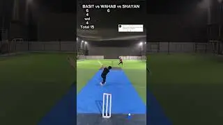Another 3 Balls Match - BASIT vs SHAYAN vs WAHAB - Off Yorker #youtubeshorts #cricketmatch #cricket