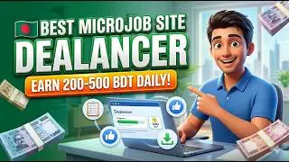 Best Microjob Site in Bangladesh Dealancer | Earn 200-500 BDT Daily on Dealancer #earnmoneyonline