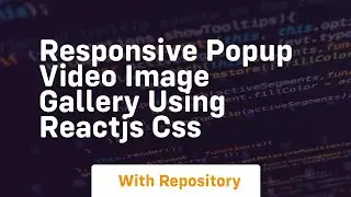 responsive popup video image gallery using reactjs css