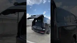 The perfect Escalade V? Armored✅ VIP rear center console✅ black on black stealth✅ #cadillacvseries