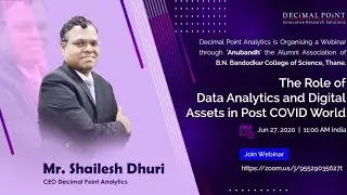 The Role of Data Analytics and Digital Assets in Post COVID World