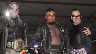 Rosario Negro, Ultima Sombra, Cerebro Maligno vs Fly Cometa, King Cobra, Fire Kid ( Lucha Completa )
