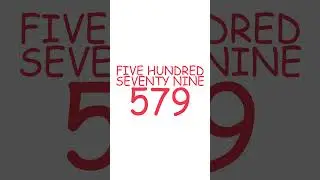 FIVE HUNDRED SEVENTY NINE 579, FIVE HUNDRED EIGHTY 580. COUNTING CLASS SHORTS