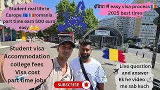 Student visa complete information for Romania 🇷🇴 country. Fees,courses part-time jobs .