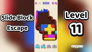 Slide Block Escape Level 11 Walkthrough 🧩 | Go Answer