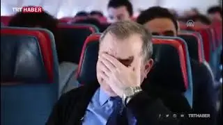Turkey Teacher honour by his student(pilot) on plane. #Entertainment BUS