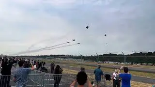 Blue Angels flyover Boeing Field - Seattle, WA 2023 Seafair