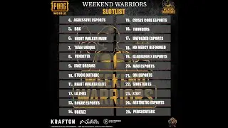 WEEKEND WARRIORS (PHASE 1) #pubgmauritius #mauritius