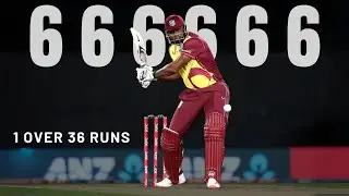 Kieron Pollard&rsquo;s 6 Sixes in Six Balls 🔥
