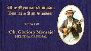 BLUE HYMNAL SIMPSON ORIGINAL (Himnario Simpson Azul) 
