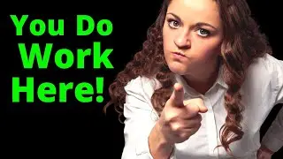 I don't work here lady- You DO work here!