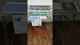 #worldsleepday info table yesterday #sleep #information #wellbeingbaseline