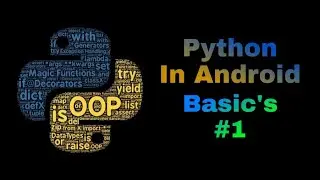 #1 - Variables, brakets, print - python in android