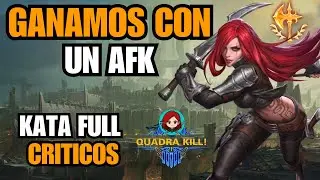 PROHIBIDO usar Katarina Full CRIT destruye la partida… 😳🔥 ¡QUADRA y FF instantáneo