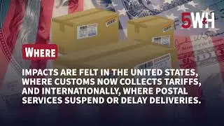 Global Postal Disruptions US Ends Duty Free Import Rule