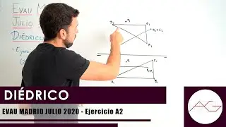 EVAU DIBUJO TÉCNICO MADRID JULIO 2020 - Ejercicio A2 (Perpendicularidad)