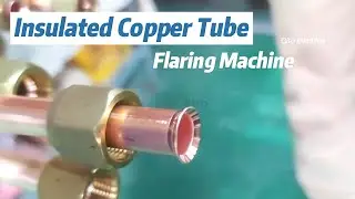 Split AC Pre Insulation Copper Tube Flaring Machine