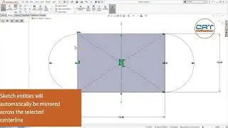 SOLIDWORKS | Dynamic Mirror Entities  [Sketching tips]