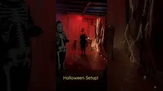 Halloween Garage Decorations #halloween #candy #horror