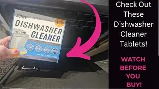 Dishwasher Cleaner And Deodorizer Tablets - 24 Pack Deep Cleaning Descaler Pods for Dish Washer