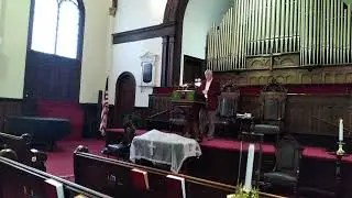Augusta's Historic First Christian Church Sermon - Perfect Man 2 2 2025