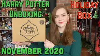 Geek Gear Wizardry Unboxing November 2020 | Holiday Box
