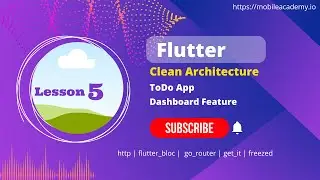 Flutter | Clean Architecture | Dashboard Feature