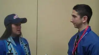 Jeff Kassouf Interviews Brittany Taylor at 2010 WPS Draft