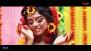 Haldi Makeup look।haldi shoot ।Bengali haldi makeup look।
