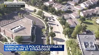 Vernon Hills police investigate alleged antisemitic vandalism at synagogue
