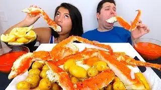 Blove's Sauce • King Crab Legs • MUKBANG