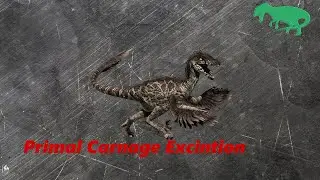Primal Carnage Excintion. Snakeskin Raptor!  {Test Video No Editing}