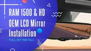 2021-2024 Ram 1500 & Heavy Duty Truck - Factory OEM Digital Rear View Mirror Upgrade